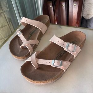 Birkenstock Mayari Birko-Flor Sandal Pink Size 37 6.5-7 US
